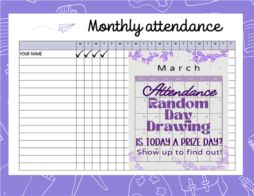 Monthly Attendance Challenge